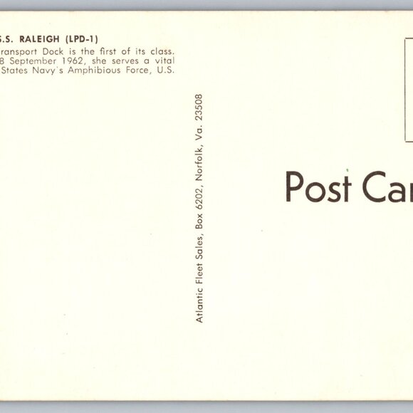 Postcard  Unposted Warships [LP LS] Lot of 8 Historic Collection #1172 - Picture 2 of 16